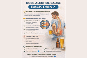 🩺 Alcohol and Back Pain: Is There a Connection?